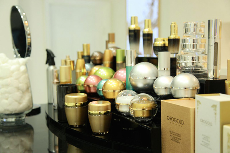 many different orogold skin care products