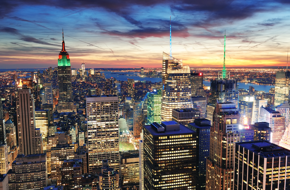 Beautiful image of the New York City skyline. 