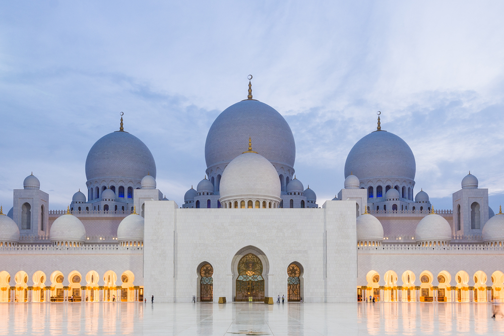 Sheikh Zayed Grand Mosque, Abu Dhabi, UAE. 
