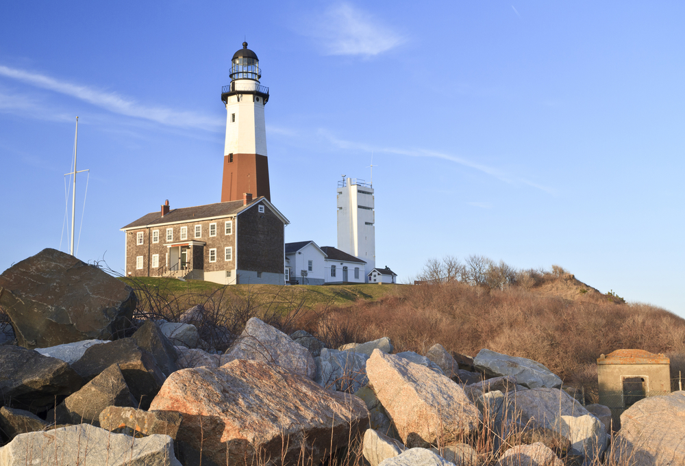 The Montauk Point Lighthouse, Long Island, New York