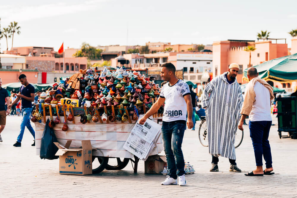 Moroccan bazaar