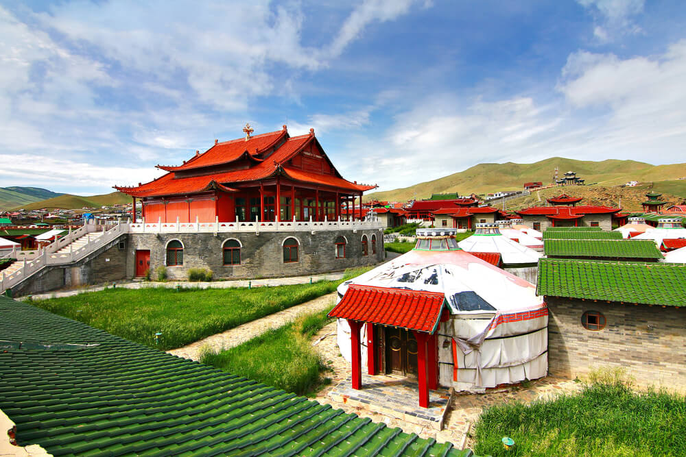 The ger camp at Ulaanbaatar, Mongolia